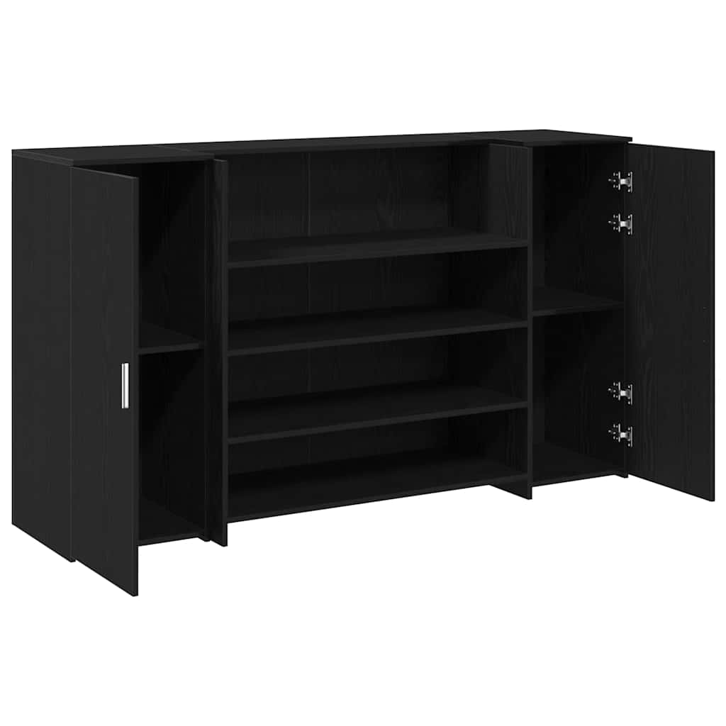 Recepční Stůl Černý Dub 180 X 50 X 103,5 Cm, Konstrukční Dřevo