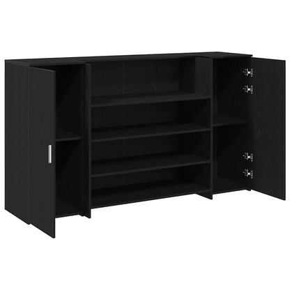 Recepční Stůl Černý Dub 180 X 50 X 103,5 Cm, Konstrukční Dřevo