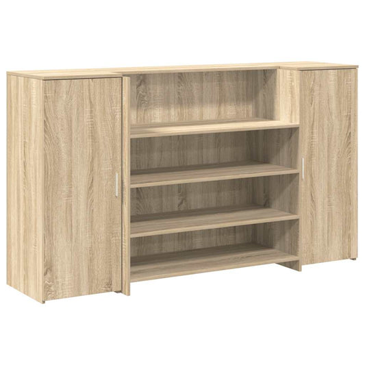 Recepční Stůl Dub Sonoma 180X50X103,5 Cm Kompozitní Dřevo