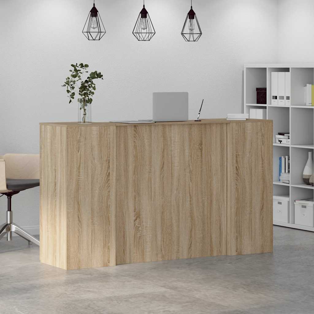 Recepční Stůl Dub Sonoma 180X50X103,5 Cm Kompozitní Dřevo