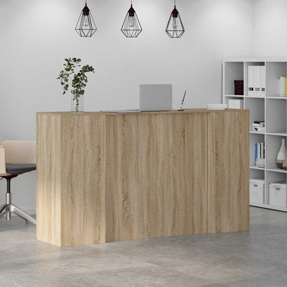 Recepční Stůl Dub Sonoma 180X50X103,5 Cm Kompozitní Dřevo