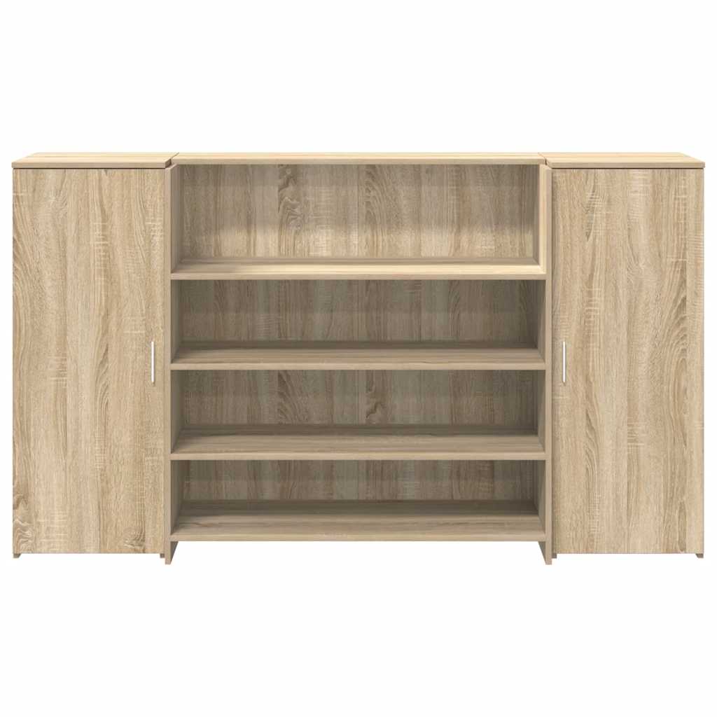 Recepční Stůl Dub Sonoma 180X50X103,5 Cm Kompozitní Dřevo