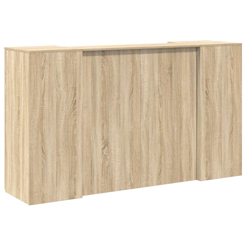 Recepční Stůl Dub Sonoma 180X50X103,5 Cm Kompozitní Dřevo