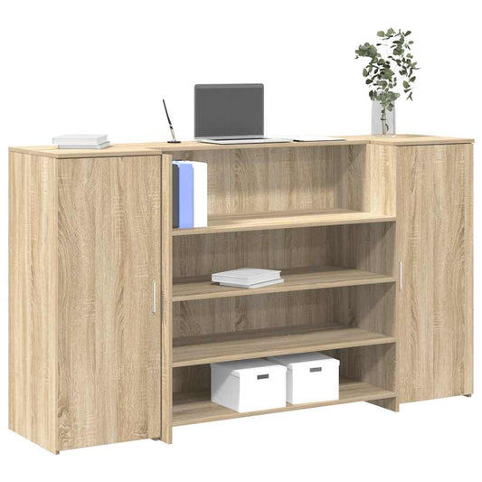 Recepční Stůl Dub Sonoma 180X50X103,5 Cm Kompozitní Dřevo