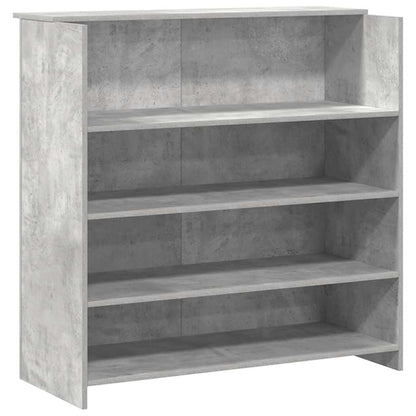 Recepční Stůl Betonově Šedý 180X50X103,5 Cm Kompozitní Dřevo