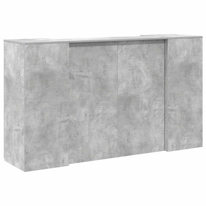 Recepční Stůl Betonově Šedý 180X50X103,5 Cm Kompozitní Dřevo