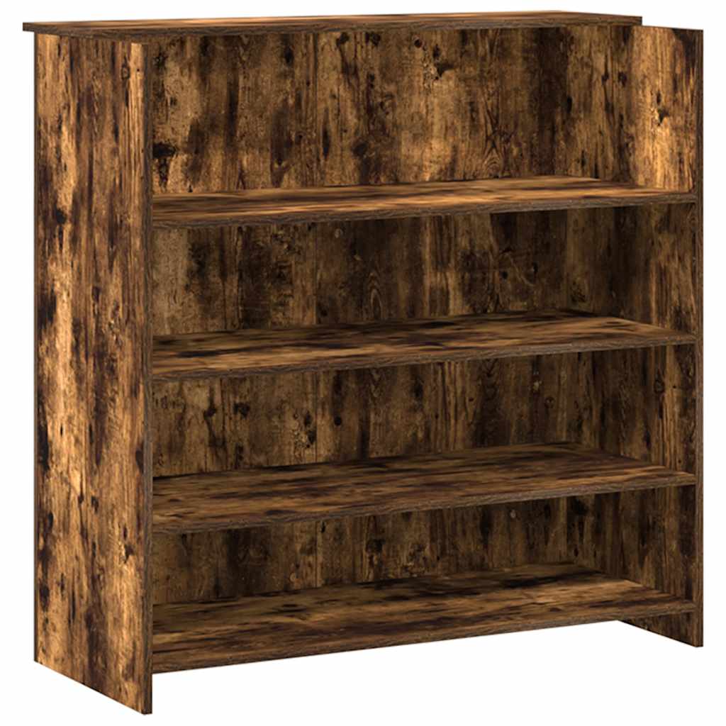 Recepční Stůl Kouřový Dub 180X50X103,5 Cm Kompozitní Dřevo