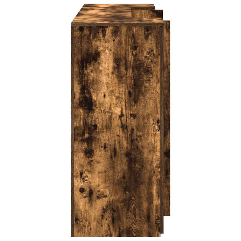 Recepční Stůl Kouřový Dub 180X50X103,5 Cm Kompozitní Dřevo