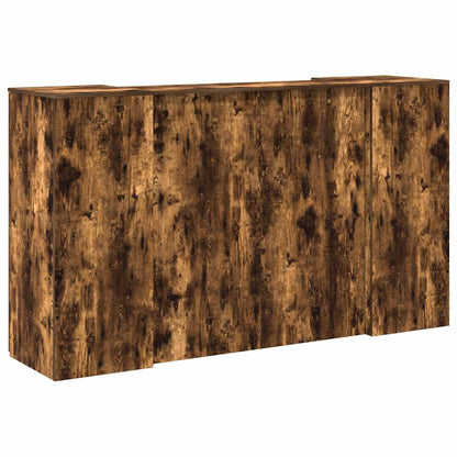 Recepční Stůl Kouřový Dub 180X50X103,5 Cm Kompozitní Dřevo