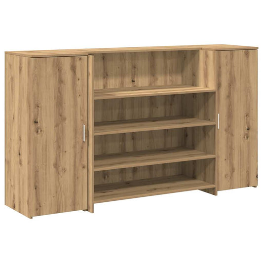 Recepční Stůl Dub Artisan 180X50X103,5 Cm Kompozitní Dřevo