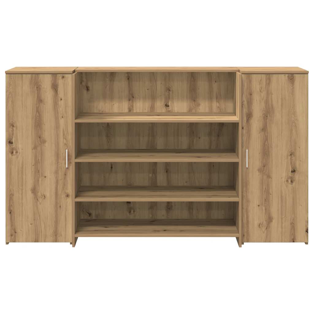 Recepční Stůl Dub Artisan 180X50X103,5 Cm Kompozitní Dřevo