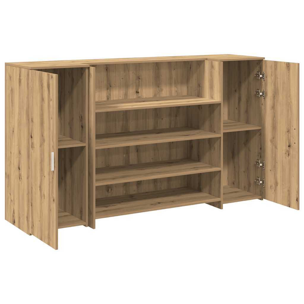 Recepční Stůl Dub Artisan 180X50X103,5 Cm Kompozitní Dřevo