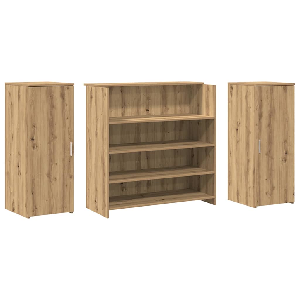 Recepční Stůl Dub Artisan 180X50X103,5 Cm Kompozitní Dřevo
