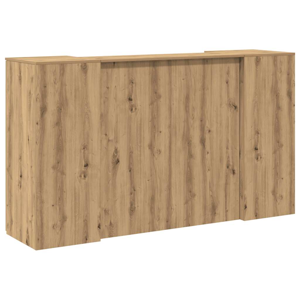 Recepční Stůl Dub Artisan 180X50X103,5 Cm Kompozitní Dřevo