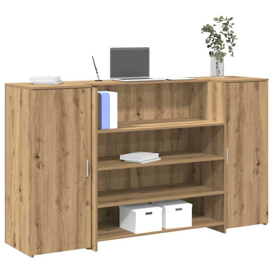 Recepční Stůl Dub Artisan 180X50X103,5 Cm Kompozitní Dřevo