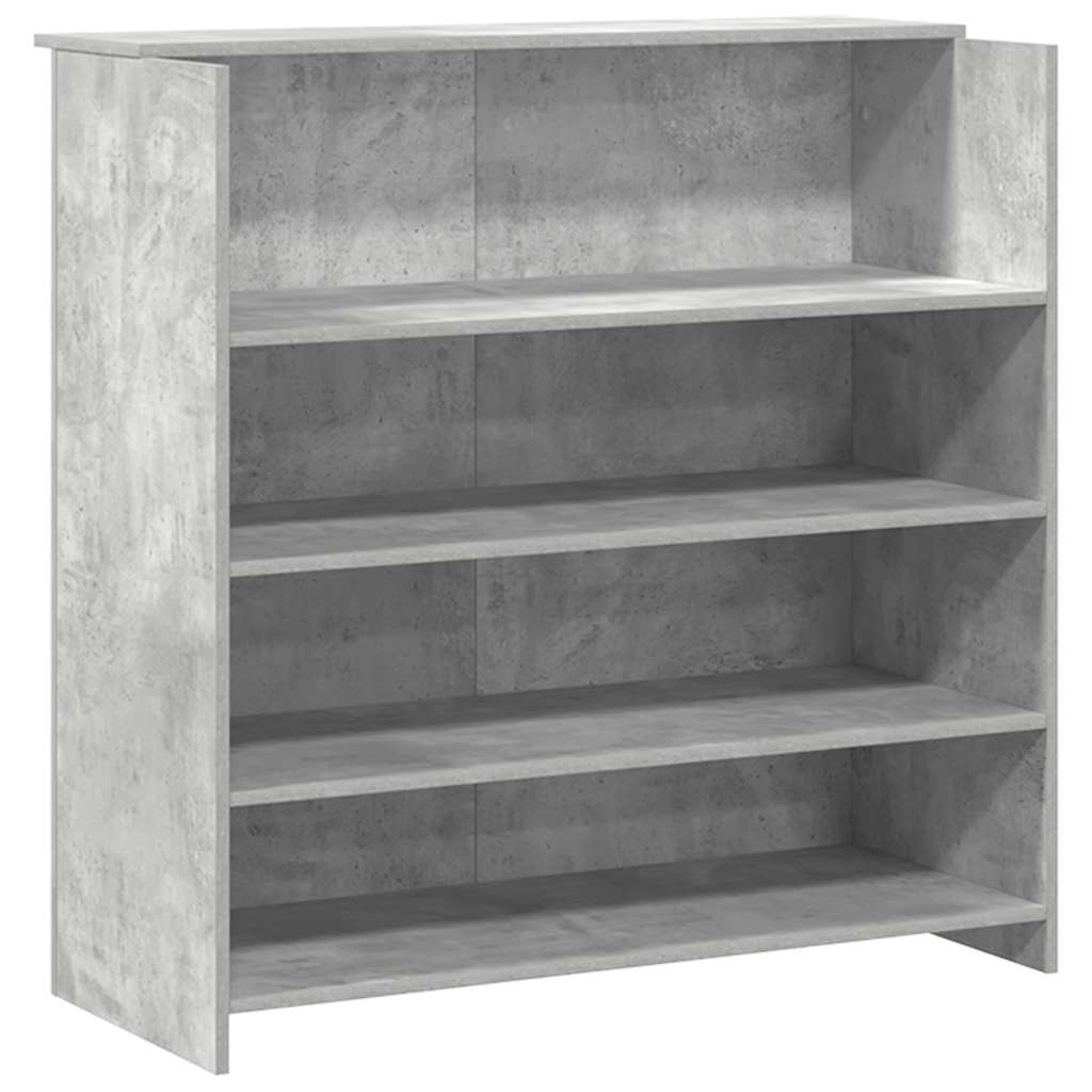 Recepční Stůl Betonově Šedý 200X50X103,5 Cm Kompozitní Dřevo