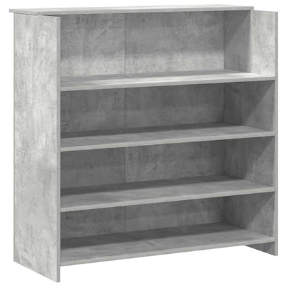 Recepční Stůl Betonově Šedý 200X50X103,5 Cm Kompozitní Dřevo