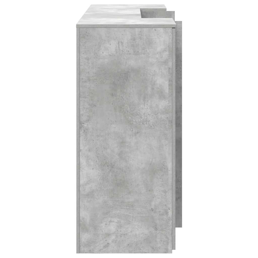 Recepční Stůl Betonově Šedý 200X50X103,5 Cm Kompozitní Dřevo
