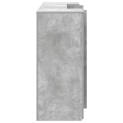 Recepční Stůl Betonově Šedý 200X50X103,5 Cm Kompozitní Dřevo