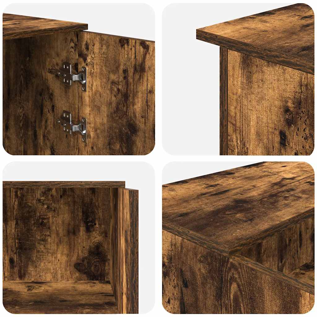 Recepční Stůl Kouřový Dub 200X50X103,5 Cm Kompozitní Dřevo
