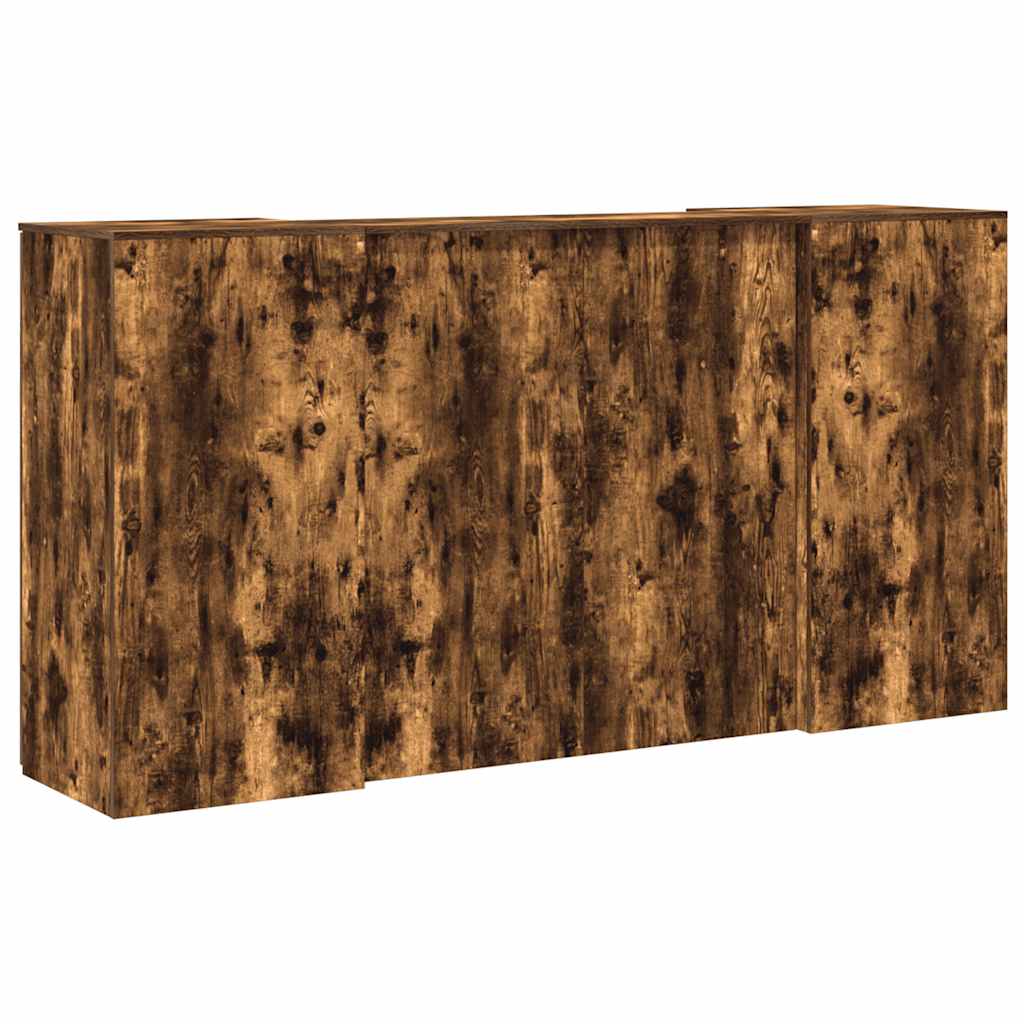 Recepční Stůl Kouřový Dub 200X50X103,5 Cm Kompozitní Dřevo