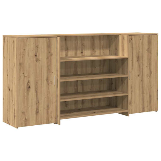 Recepční Stůl Dub Artisan 200X50X103,5 Cm Kompozitní Dřevo