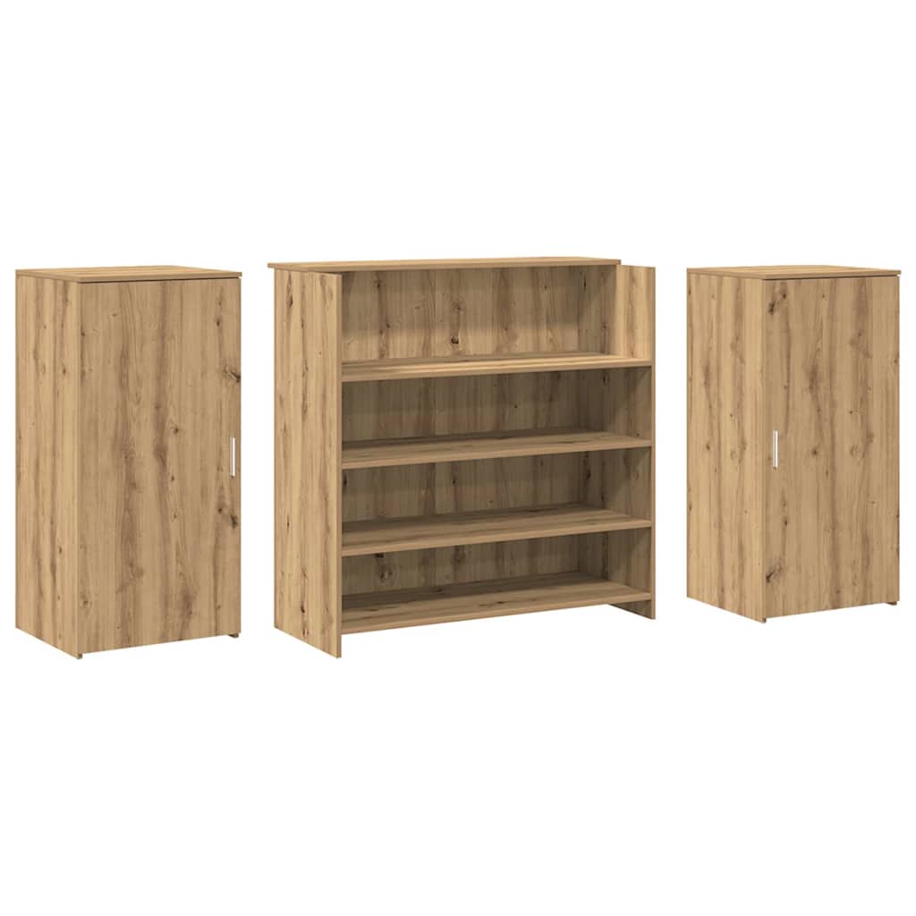 Recepční Stůl Dub Artisan 200X50X103,5 Cm Kompozitní Dřevo