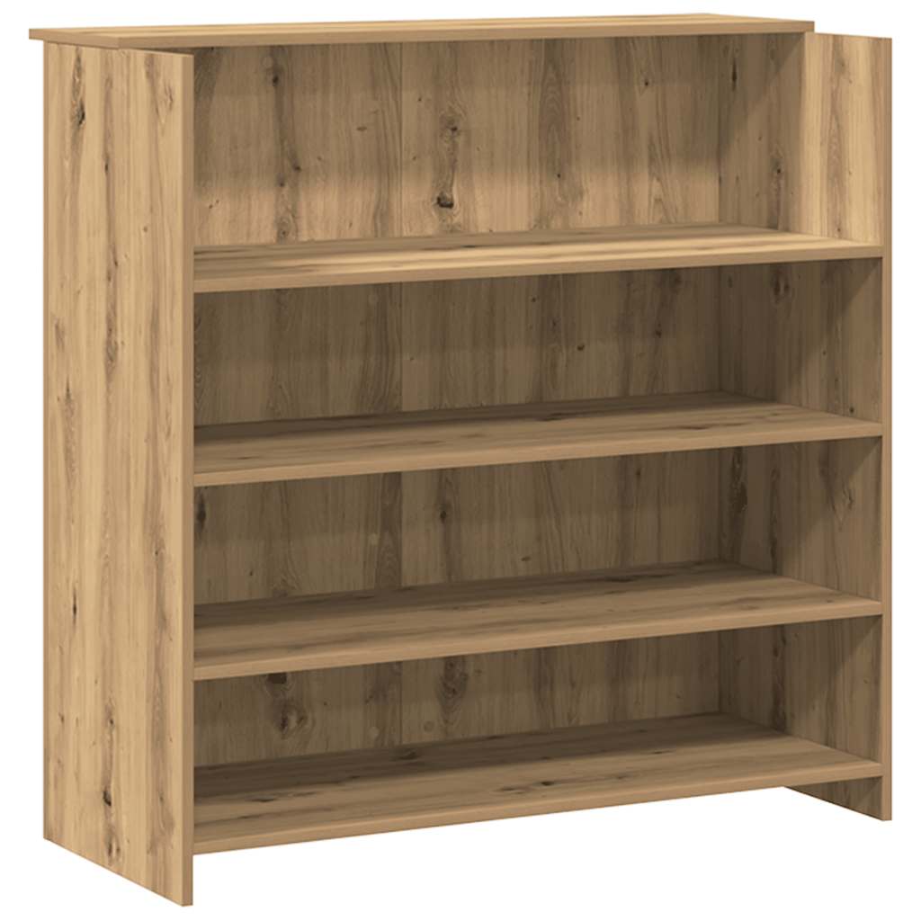 Recepční Stůl Dub Artisan 200X50X103,5 Cm Kompozitní Dřevo