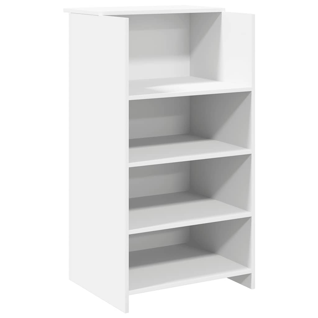 Recepční Stůl Bílý 135X50X103,5 Cm Kompozitní Dřevo