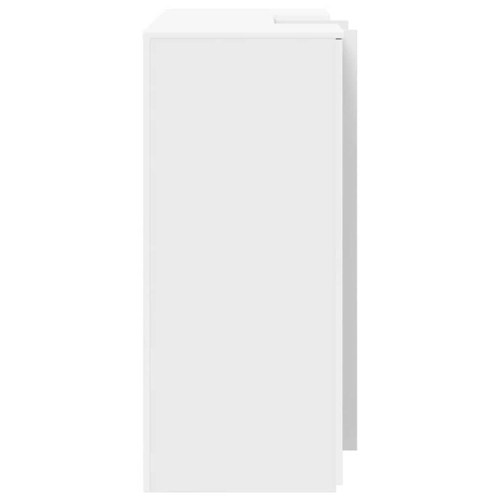 Recepční Stůl Bílý 135X50X103,5 Cm Kompozitní Dřevo
