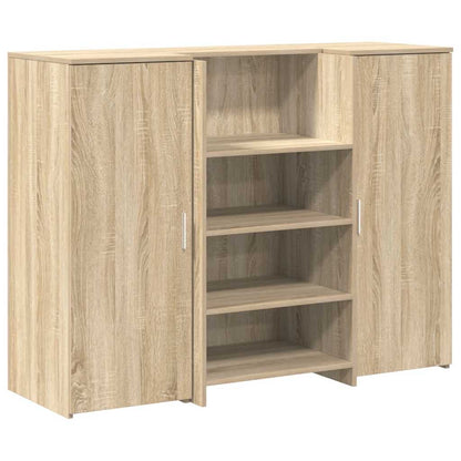 Recepční Stůl Dub Sonoma 135X50X103,5 Cm Kompozitní Dřevo