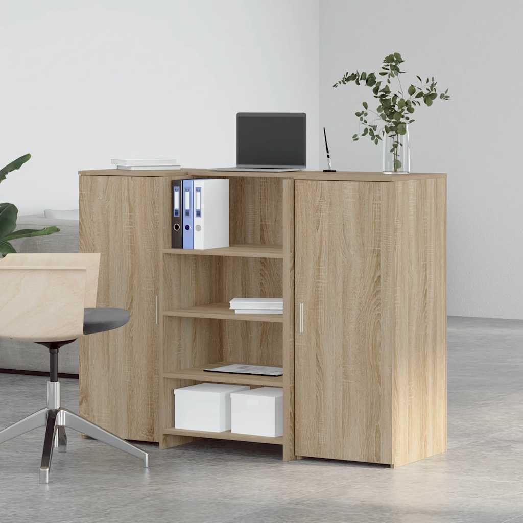 Recepční Stůl Dub Sonoma 135X50X103,5 Cm Kompozitní Dřevo