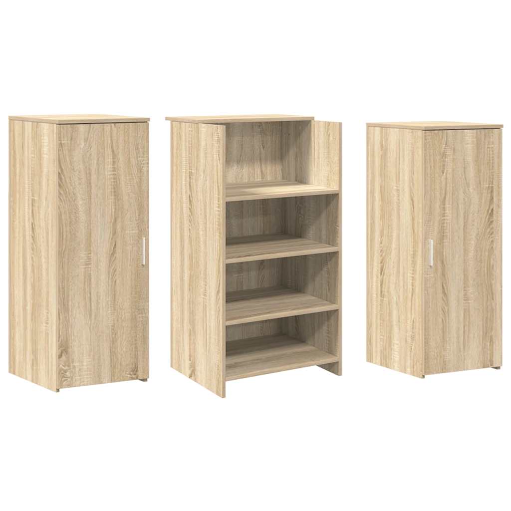 Recepční Stůl Dub Sonoma 135X50X103,5 Cm Kompozitní Dřevo