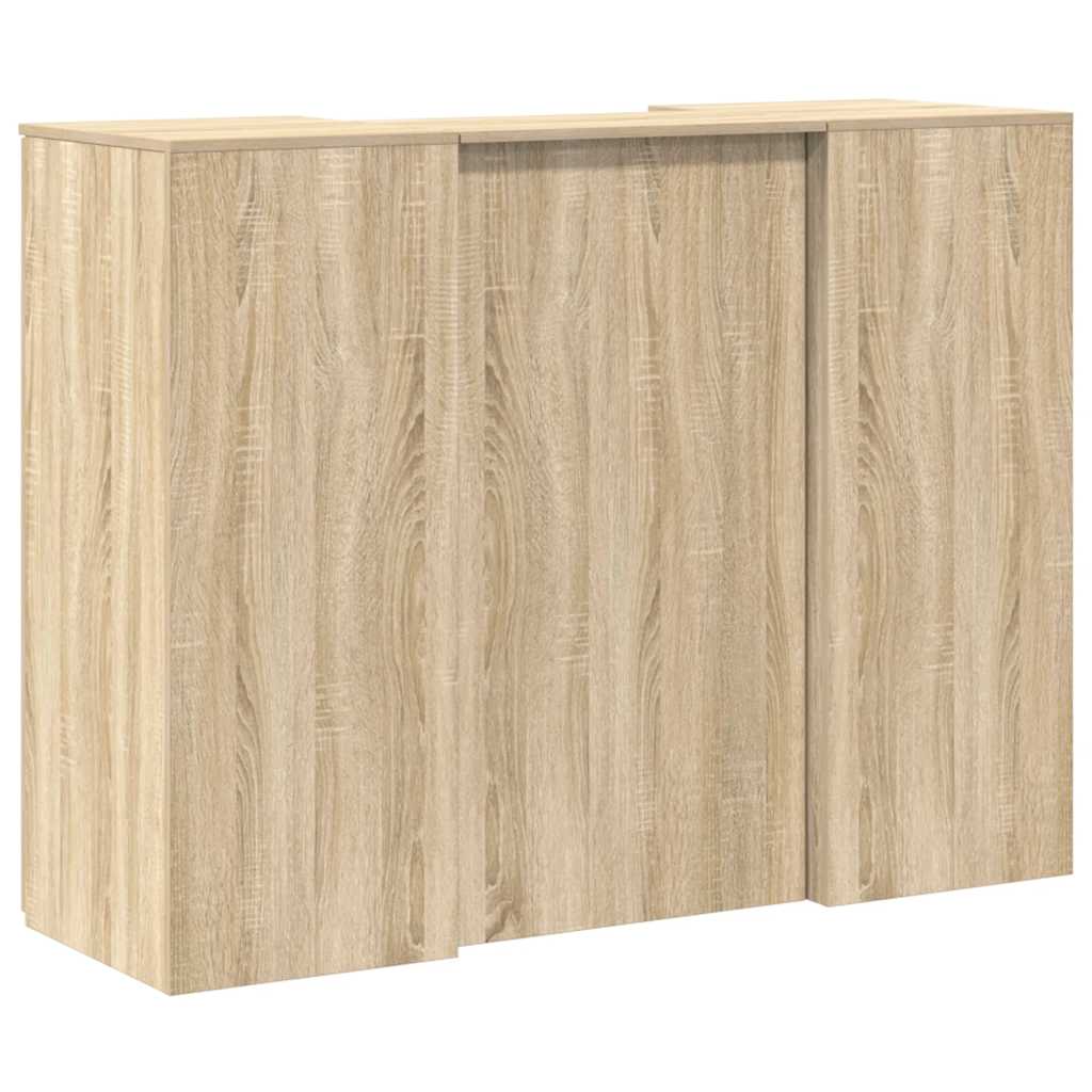 Recepční Stůl Dub Sonoma 135X50X103,5 Cm Kompozitní Dřevo
