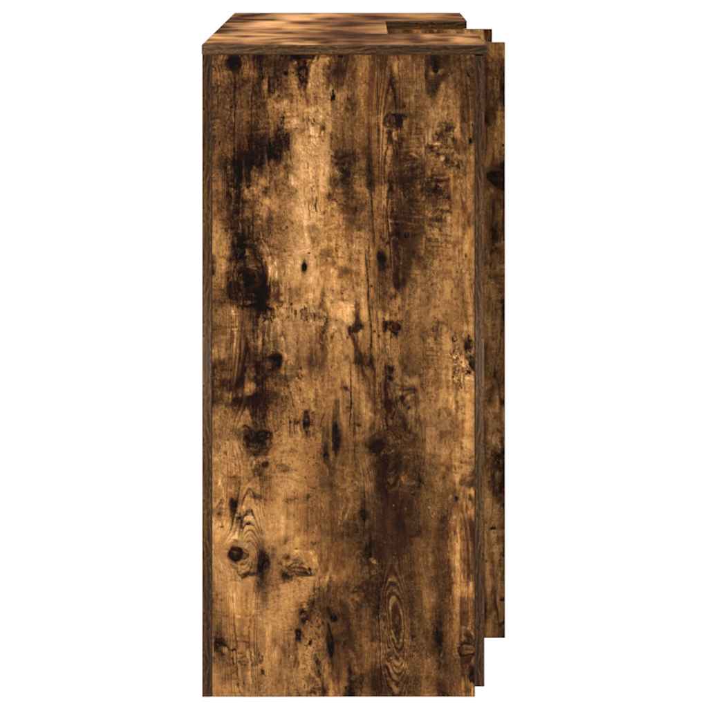 Recepční Stůl Kouřový Dub 135X50X103,5 Cm Kompozitní Dřevo