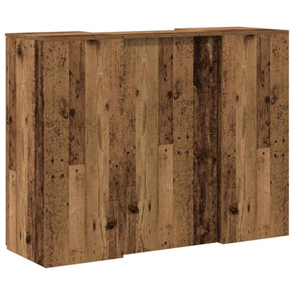 Recepční Stůl Starého Dřeva 135X50X103,5 Cm Kompozitní Dřevo