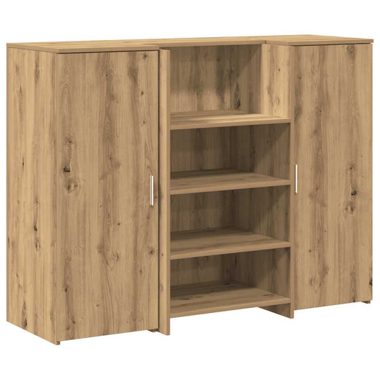 Recepční Stůl Dub Artisan 135X50X103,5 Cm Kompozitní Dřevo