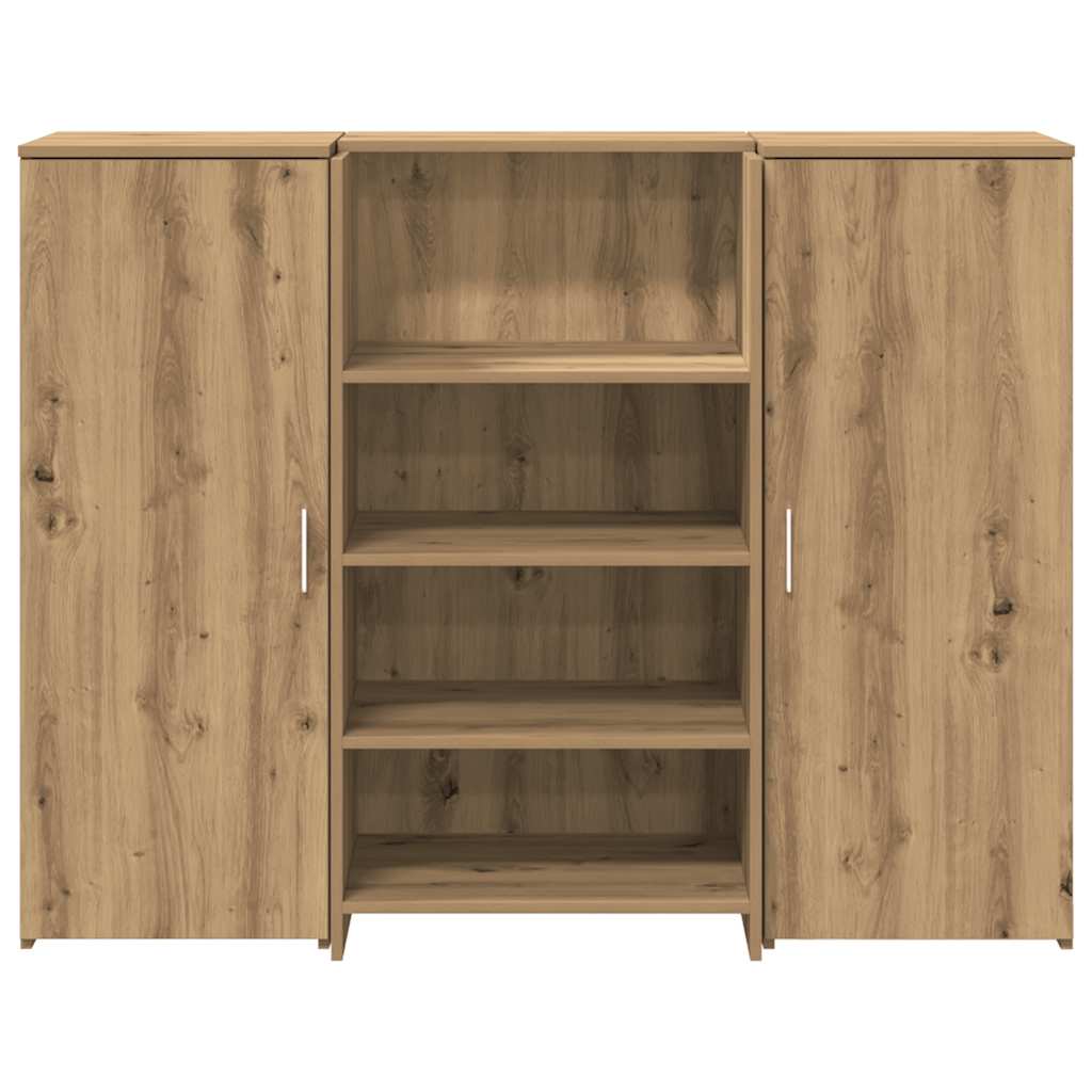 Recepční Stůl Dub Artisan 135X50X103,5 Cm Kompozitní Dřevo