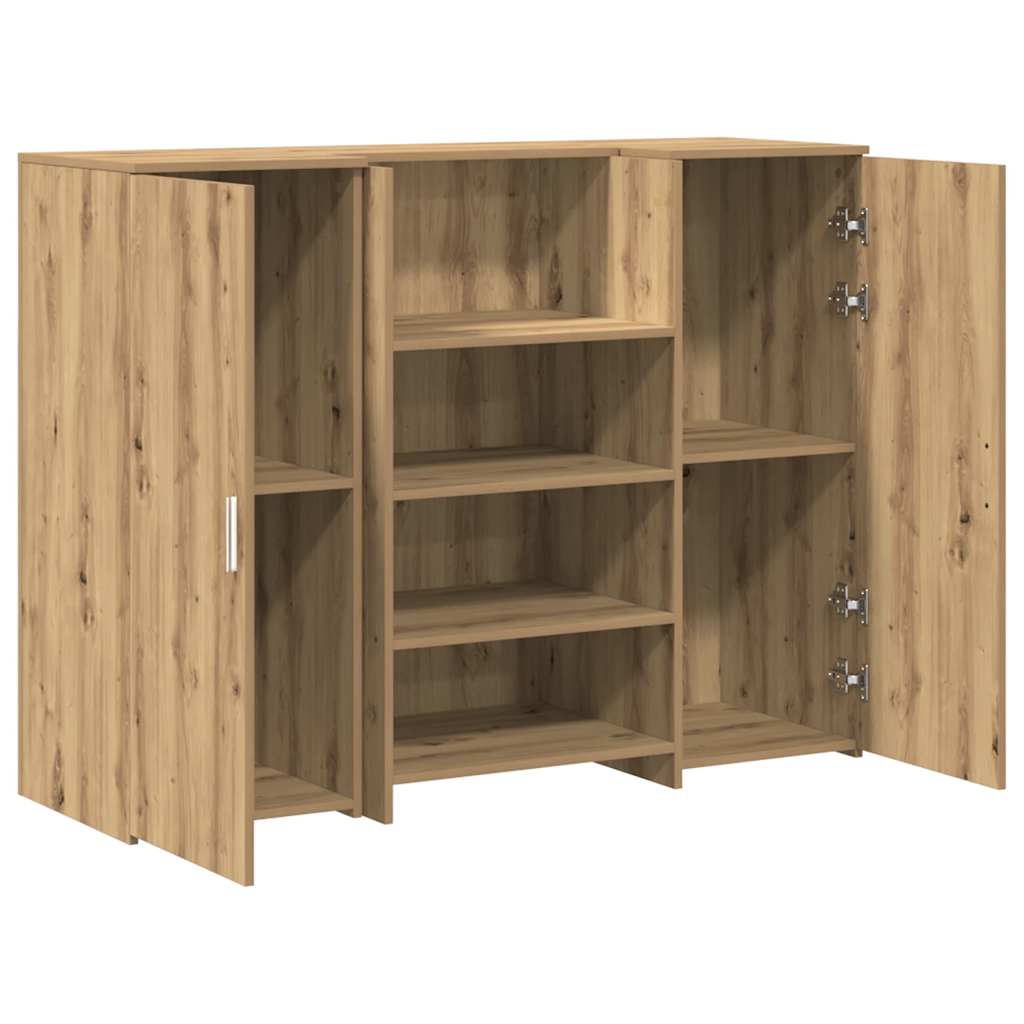 Recepční Stůl Dub Artisan 135X50X103,5 Cm Kompozitní Dřevo