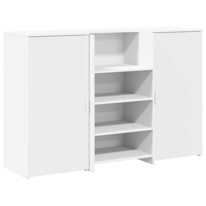 Recepční Stůl Bílý 155X50X103,5 Cm Kompozitní Dřevo