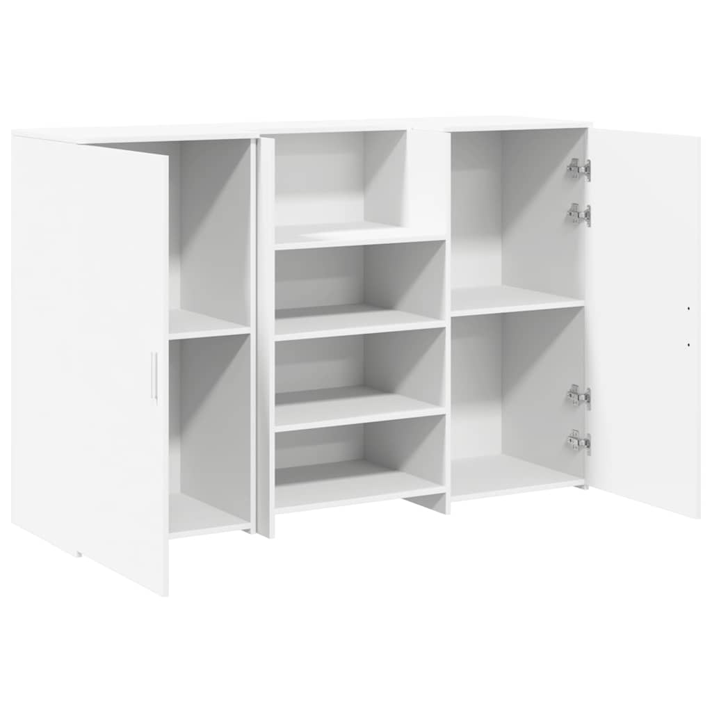 Recepční Stůl Bílý 155X50X103,5 Cm Kompozitní Dřevo