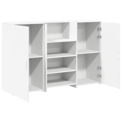 Recepční Stůl Bílý 155X50X103,5 Cm Kompozitní Dřevo
