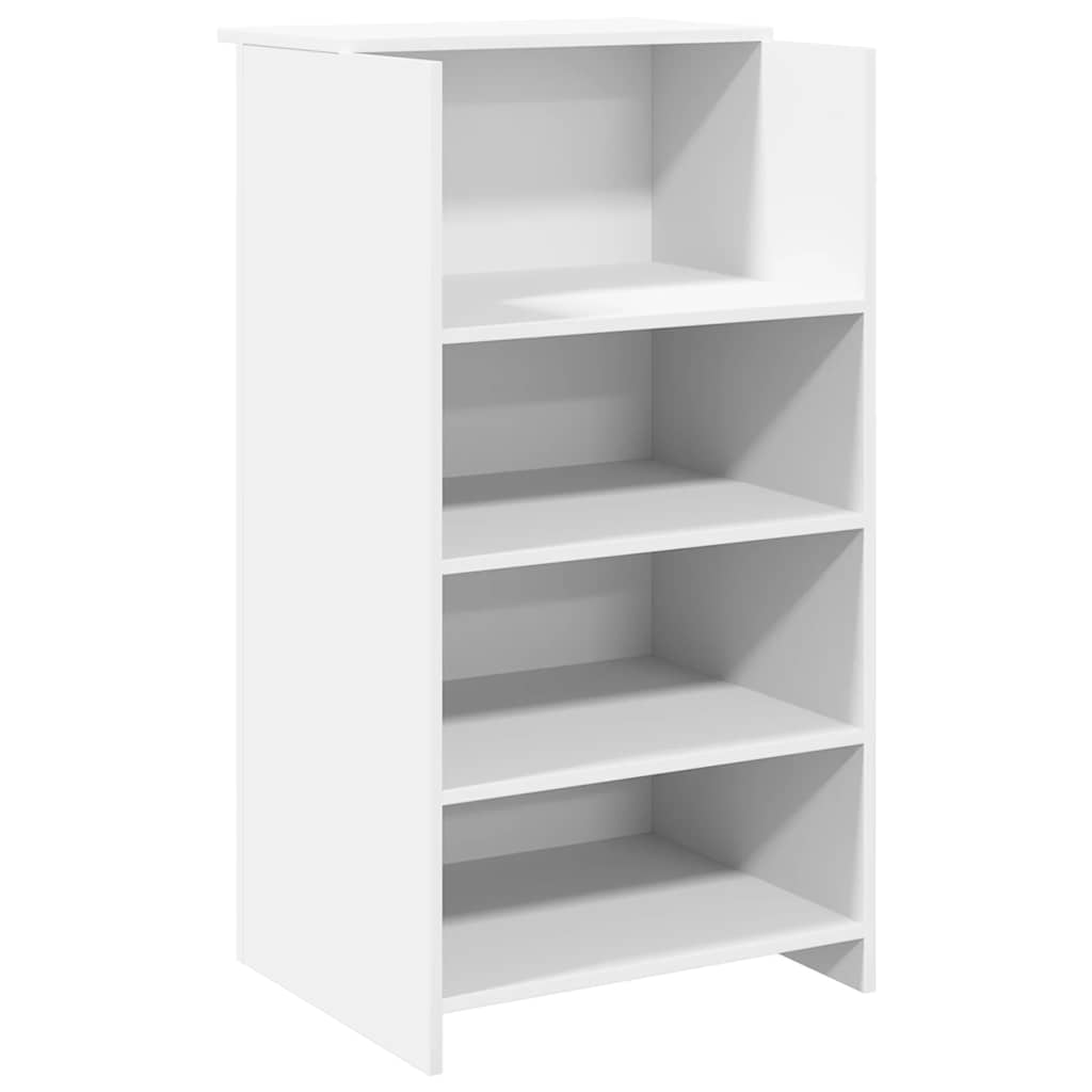 Recepční Stůl Bílý 155X50X103,5 Cm Kompozitní Dřevo