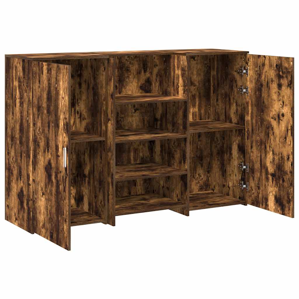 Recepční Stůl Kouřový Dub 155X50X103,5 Cm Kompozitní Dřevo