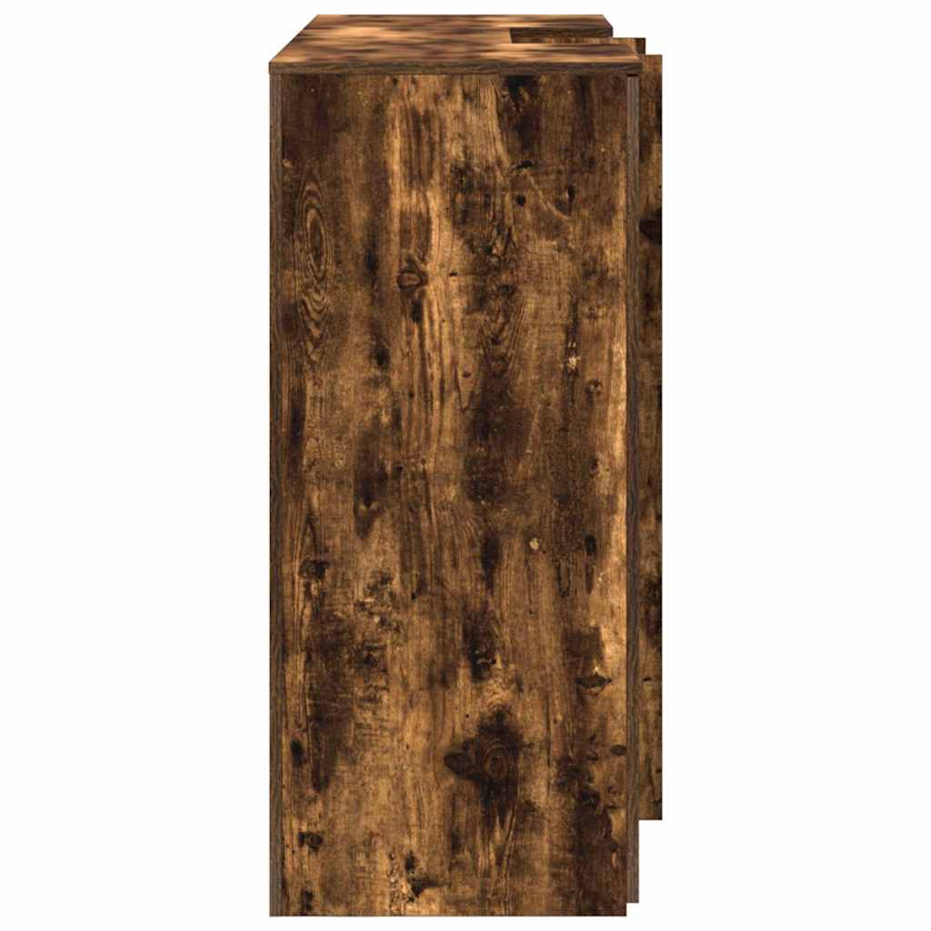 Recepční Stůl Kouřový Dub 155X50X103,5 Cm Kompozitní Dřevo