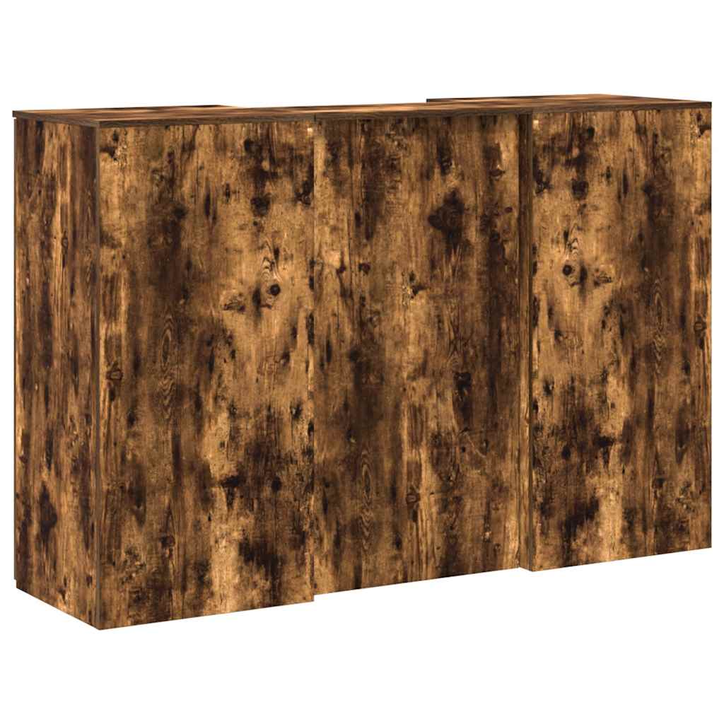 Recepční Stůl Kouřový Dub 155X50X103,5 Cm Kompozitní Dřevo