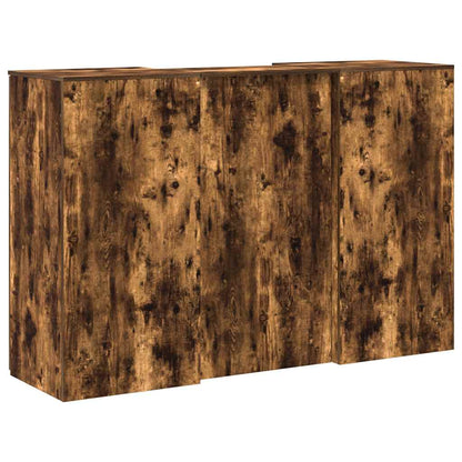Recepční Stůl Kouřový Dub 155X50X103,5 Cm Kompozitní Dřevo