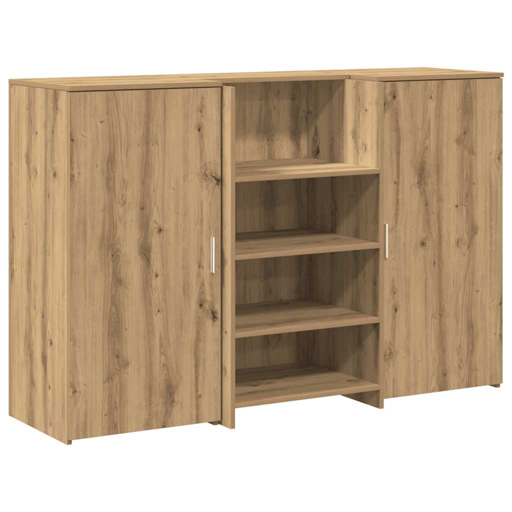 Recepční Stůl Dub Artisan 155X50X103,5 Cm Kompozitní Dřevo