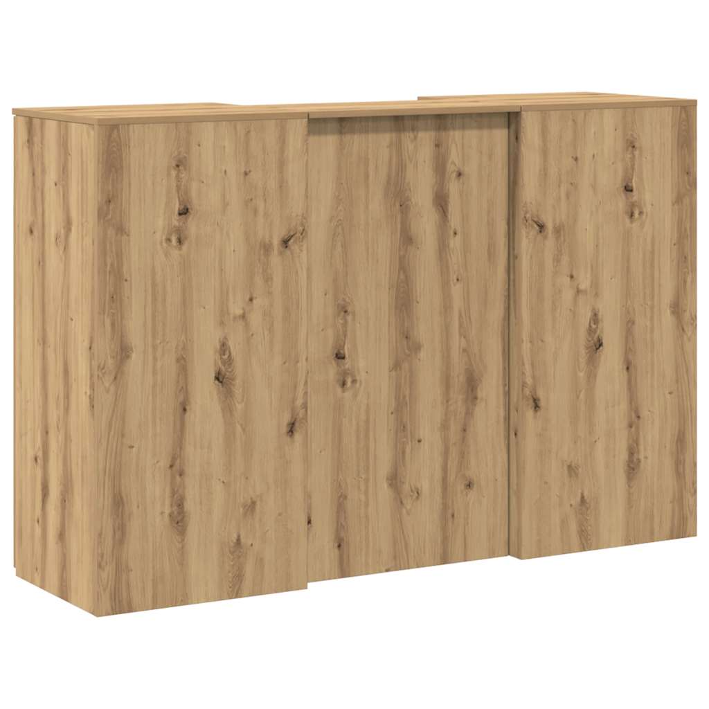 Recepční Stůl Dub Artisan 155X50X103,5 Cm Kompozitní Dřevo