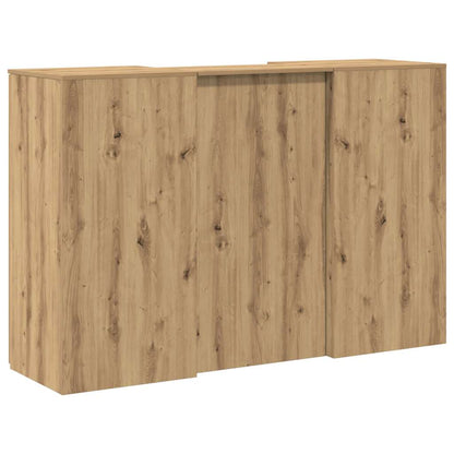 Recepční Stůl Dub Artisan 155X50X103,5 Cm Kompozitní Dřevo